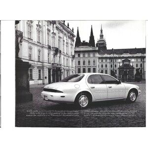Infiniti J30 Lexus Car ADVERT 1990s Vintage Print Ad 2 PAGE